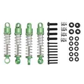 Metal Shock Absorbers RC Car Front and Rear Shocks Upgraded Parts for Xiaomi Jimny XMYKC01CM 1/16 RC Car Green