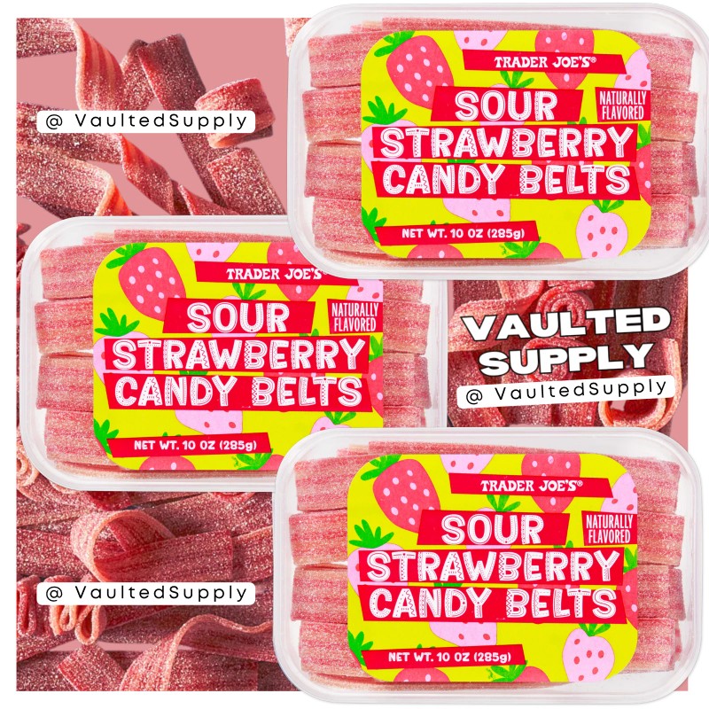 Trader Joe’s Sour Strawberry Candy Belts 10 oz – 2