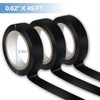 Wapodeai 3PCS Electrical Tape, Flame Retardant Indoor Outdoor High Temperature