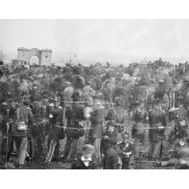 New 11x14 Photo: Crowd & Gate, Gettysburg Address