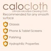 Calotherm Calocloth Pro Microfibre Optical Lens Cleaning Cloth 8"x6",White