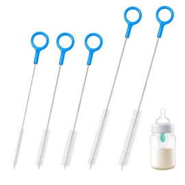 Straw Cleaner Brush for Baby Bottles,Metal Straw Cleaning Brush with Nylon Bristles,Straw Brush Cleaner for Hummingbird Feeder,Various Straws and 20/3