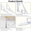 Metal Shelf Bracket Wall Hanging Iron Triangle Shelf Angle Right