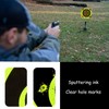 60 Sheets Reactive Shooting Target, 8 in Bullseye Reactive Shooting