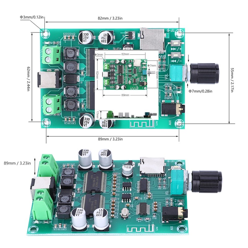 XH A354 Digital Power Amplifier Board YDA138 E Dual Channel