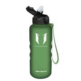 Super Sparrow Drinking Bottle with Straw, Tritan Water Bottle,1.5 L, BPA-Free, Ideal Sports Bottle, Leak-Proof Drinking Bottles for Children, Lightweight, Sustainable