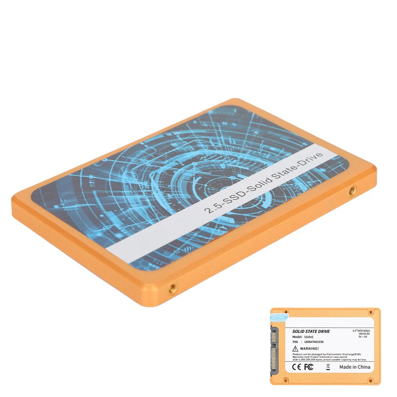 BU KING 2.5inch SSD Golden High Speed Plastic Hard Drive