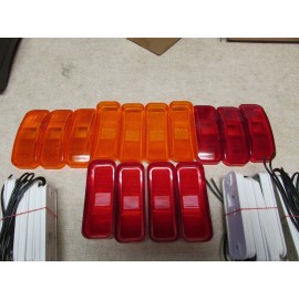 Optronics 14 Pack Glo Brite 118A/117R Replacement -RV Trailer Truck Side Marker Light Kit