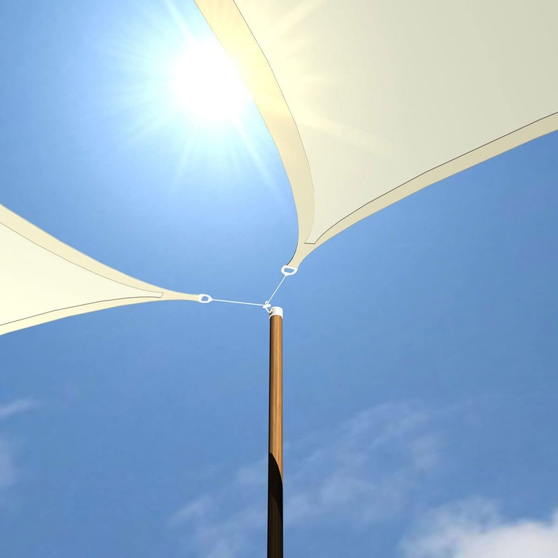 AMANKA 90% UV protection: rectangular sun sail, 1.5 x 2
