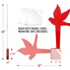 Anley Universal Outgoing Mail Dove Bird Mailbox Flag for Wood,