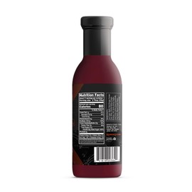 Kosmos Q OP X-1 Secret BBQ Sauce, Award-Winning Backyard Barbecue Sauce Flavor for Ribs, Chicken, Brisket, Pork & More, Sweet & Smoky BBQ Flavor with Ancho Heat, Gluten Free,15.5 Oz