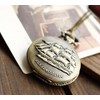 Infinite U Ancient Sailboat/Warships/Pirate Ship Big Quartz Pocket Watch Arabic