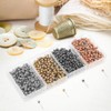 Pin Pins, 800 Pieces, Round Head, Plastic Pins, Straight, Pearl