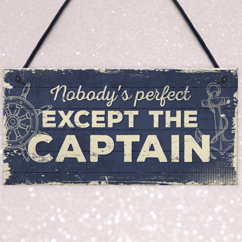 RED OCEAN Nautical Sign Captain Bar Pub Bathroom Man Cave