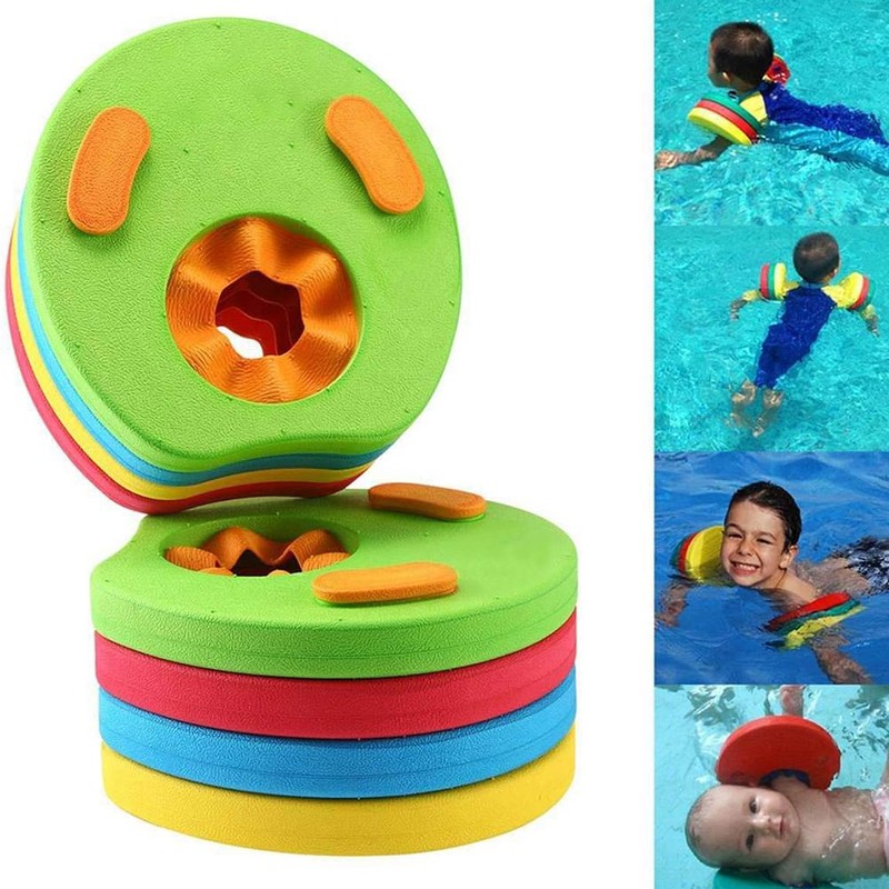 4 Pcs Kids Arm Float Discs EVA Swim Float Colorful