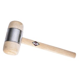 Picard 0032001-2 Wooden Mallet 60x120mm, Brown/Silver