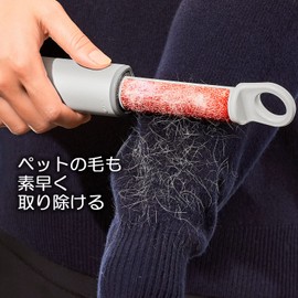 OXO Reusable Garbage Disposal Easy Compact Roller Cleaner Hair Lint Dust Remover Red 1.4 x W1.6 x Height 6.9 inches (35 x 40 x 175 mm)