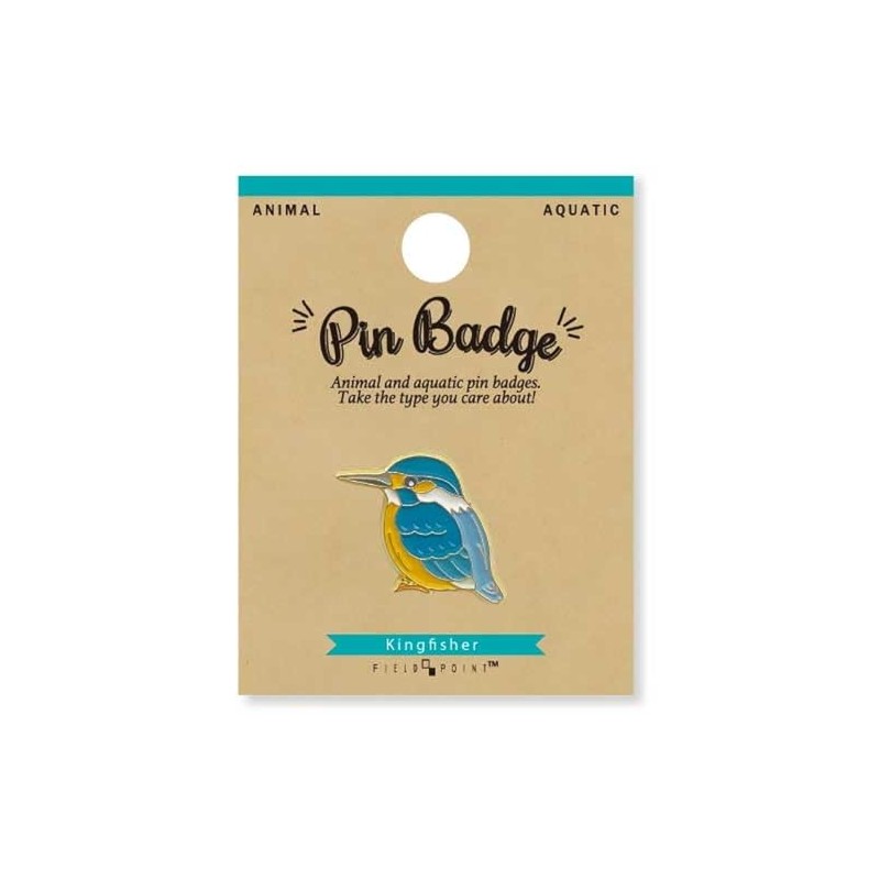 World Trading Co. Enamel Pin Badge Kingfisher Animal Pin Badge