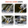 7/8 Inch 22 mm O2 Sensor Wrench with 180 Degree