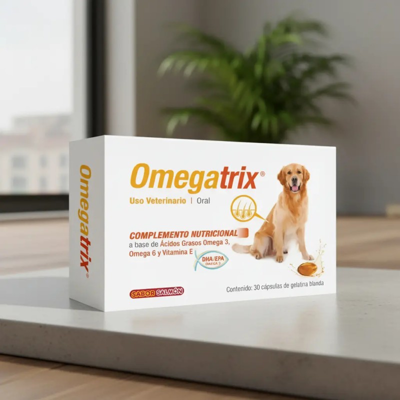 Omegatrix Suplemento Nutricional Perro Caps Omegas 3y6