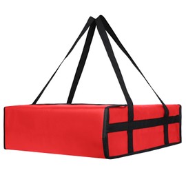 Bodaon Pizza Bags for Delivery Doordash,20" x 20" x 6" Insulated Pizza Delivery Bag,Pizza Pack,Pizza Warmer Bags Insulated,Hot Bag for Food Delivery,Pizza Carrier Bags,Door Dash,Red, 1-Pack