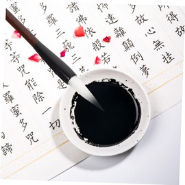 LALAFINA 3sets Calligraphy Brush Pen Chinese Calligraphy Writing Brush Wooden Bar Perfect for Present 3pcs*3