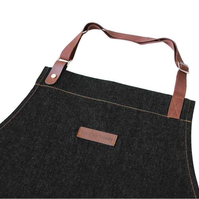 DingSay Trendy Kitchen Cooking Apron with 3 Pockets for Men