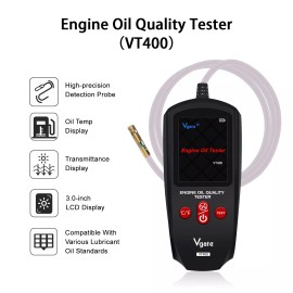 Vgate Engine Oil Quality Tester LED Display Gasoline Diesel Analyzer Detector