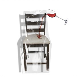 LAMINET Heavy-Duty Clear Chair Protectors - Protects Your Dining Room Chair All-Over from Dust, Dirt, Spills, Pet Hair/Dander, and Claws! Fits Chairs Up to 41”BH x 20" FH x 20”W x 22" D - Set of 4