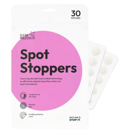 Spot Stoppers Pimple Patches - Invisible Spot Patches for Acne Treatment, Hydrocolloid Patches for Spot Treatment, Vegan & Cruelty Free Korean Skincare (30 Count (Pack of 1))