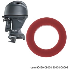 Briny River Pack of 30 Oil Drain Seals for Lower Gear Housing 13 x 8 x 2 mm 90430-08020 90430-08003 Compatible with AMAHA 6 15 18 30 40 60 Red