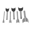 Semicircle Punch, 7pcs/Set Leather Carft Half Round Punch, Belt End