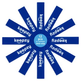 12 Pack – Anti Slip Feature Chair Bands for Kids with Fidgety Feet - Fidget Bands Provide Flexible Sensory Seating for Classroom & Home - Eco-Friendly & Durable Latex Bands - ADHD Bouncy Foot Fidget