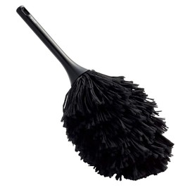Elecom KBR-AM012AS Cleaner, Brush, Antistatic Fiber, Normal Type, Hanging Storage, Washable, Dust Removal, Black