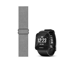 C2D JOY Stretchy Loop Nylon Strap Compatible with Garmin forerunner 35/30 Approach S10 Bands Replacement Accessory - Hemp Grey