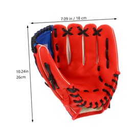 SUPVOX 1Pc Thicken Infield Pitcher Baseball Gloves Lightweight Softball Glove for Training Competition Design Easy to Wear Great Hand Protection for Beginners Infielders