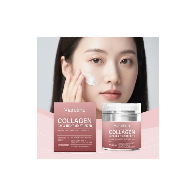 Vi Crema Reafirmante Colageno, Retinol Antiarrugas, Humecta