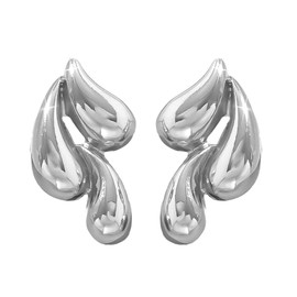 TTPSRY Women's Earrings Drop Earrings Minimalist and Elegant Design for Everyday Use and Dinner Parties, Metallic, No Gemstone