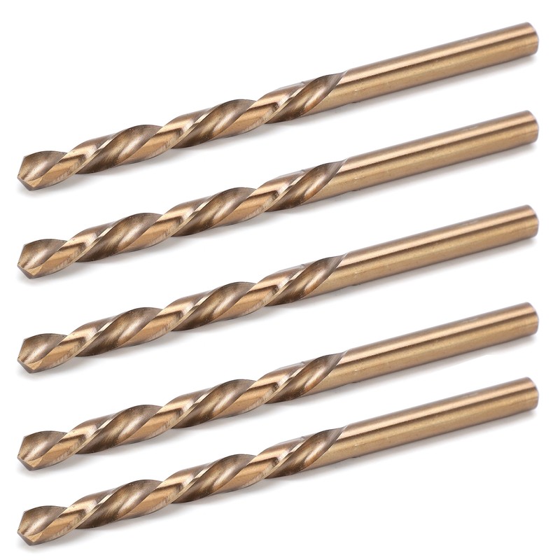 10Pcs Twist Drill Bit High Speed Steel Straight Shank Hole