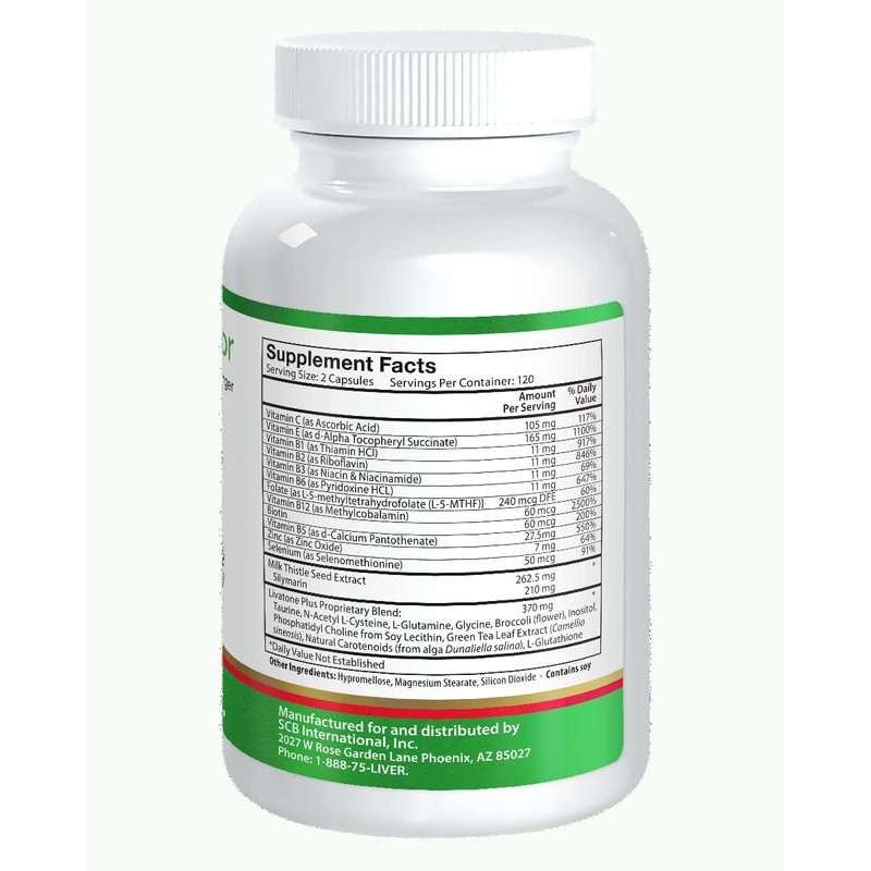 Livatone Plus Liver Detox Capsules Liver Cleanse and Detox Pills