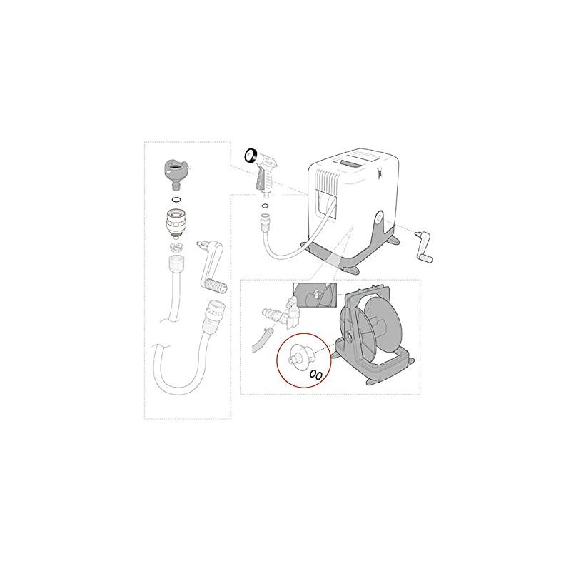 Takagi QRC201GY2 Aurora Box Body Nipple Set Replacement Parts