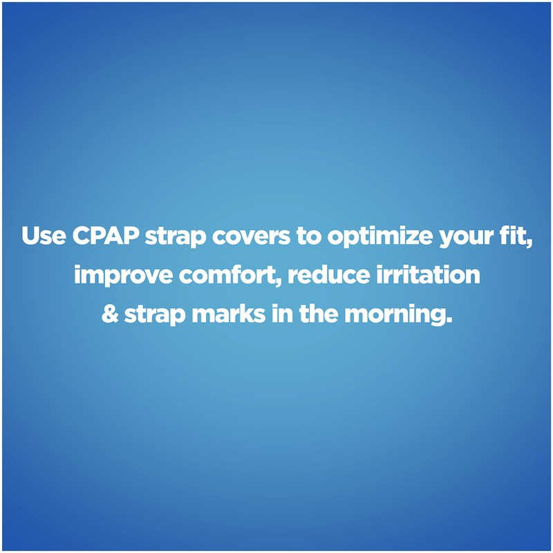 resplabs CPAP Strap Covers | Compatible with Most Full Face