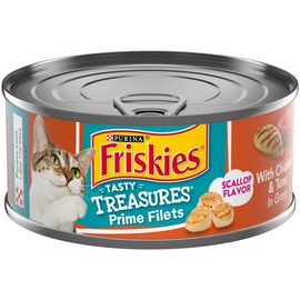 Purina Friskies Chicken and Tuna Wet Cat Food Chicken, 5.5 oz Cans (6 Pack)