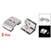 Sourcingmap Frameless Shower Door Hinge 8mm Thick Glass to Glass