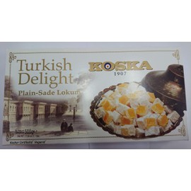 Turkish Delight, Lokum PUR - Sade Lokum, Turkish Honey, Turkish Sweet, 500 g