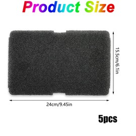 WADY 5 Filters for Beko Tumble Dryer 2964840100 – Replacement for Heat Pump & Condenser Dryers – Compatible with Grundig, Blomberg, Elektra Bregenz – Lint Foam Filter [Energy Class A+++]