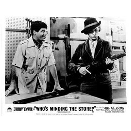 Who's Minding The Store Original Lobby Card Jerry Lewis Agnes Moorehead
