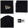 NEWERA Basic Cuff Knit, black/metallic gold flag