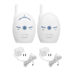 Digital Kids Monitor with Night Light Lullaby 2 Way Talk 2.4GHz Wireless Transmission Sound Kids Monitor 100‑240V US Plug