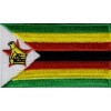 Unbranded  Zimbabwe Flag Embroidered Patches 2.5"x1.5"  iron-on